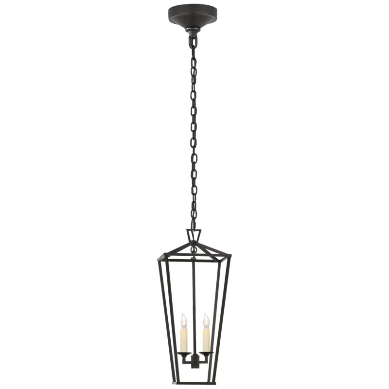Chapman & Myers Darlana Medium Tall Lantern, Aged Iron