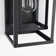 Rasharkin Classic Outdoor Wall Sconce 1 Light Rectangular Metal Frame and Clear Glass Shade Waterproof