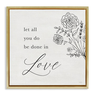 Sentiment d'amour floral