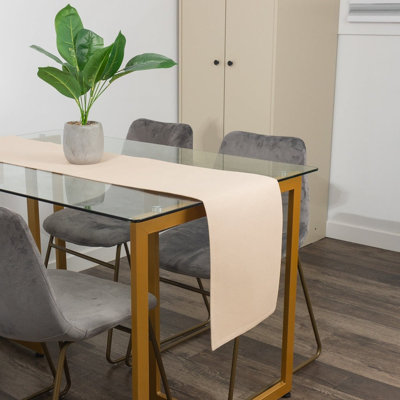 Premium Solid Rectangle Cotton Table Runner