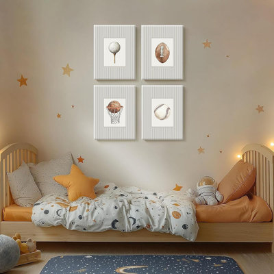 4 Piece Wrapped Canvas Print