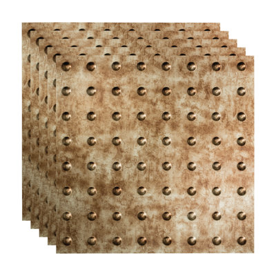 Panneau de plafond décoratif en vinyle 2 pi x 2 pi FASÄDE