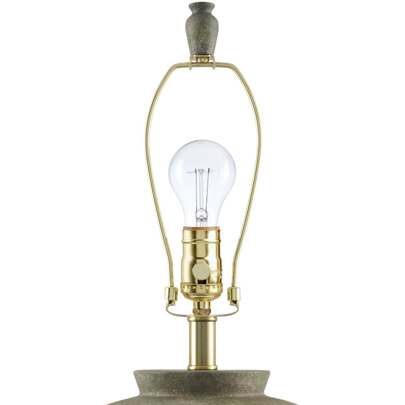 Feinberg Table Lamp, Gray, White