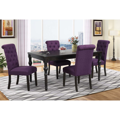 5PC Dining Set: Table And 4 Chairs