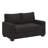 Beaulah Modern Fabric Upholstered Square Arm Loveseat-2097500472