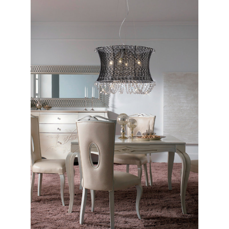 4 - Light Drum Chandelier