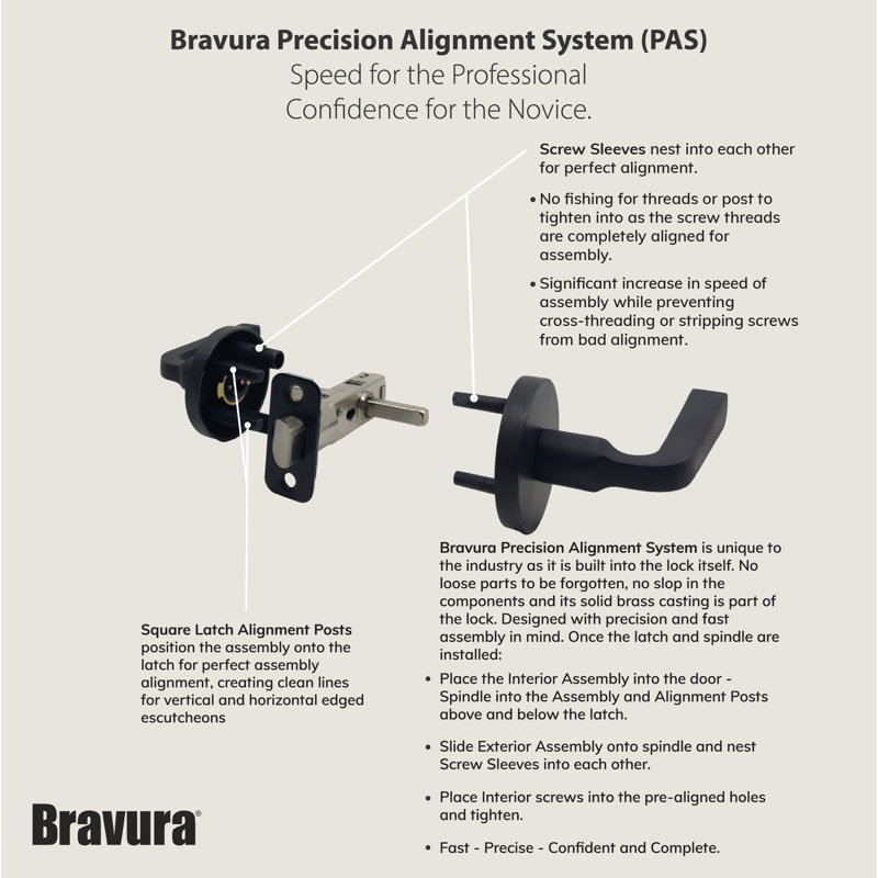Bravura 926-1 Crystal Passage Knob on  Traditional Rectangular Rose in Oil Rubbed Bronze, Oil Rubbed Bronzse