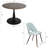 Aunnika 4 - Person Pedestal Dining Set-1273215452