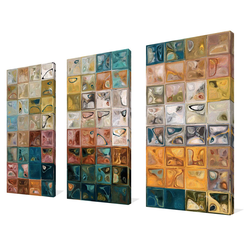 2 Pierre 1: 4. «Precious Promises» par Mark Lawrence - ensemble de 3 impressions sur toile tendue