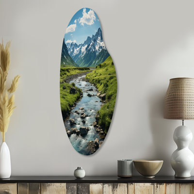 Cossette - Alaska Curved Shape Assymterical Metal Wall Art