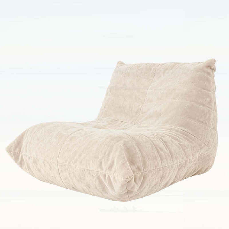 Fauteuil à billes ergonomique, confort luxueux et design polyvalent pour la vie moderne, Blanc