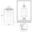 Cylinder Glass Lamp Shade Replacement For Light Fixtures