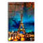  «Tour Eiffel Otras Luces» par Pierre Gavidia, art mural en verre acrylique, 12 po x 16 po