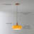 Orange Glass Pendant Light