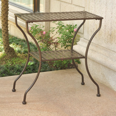 Arvind Rectangular Metal Outdoor Buffet & Console Table