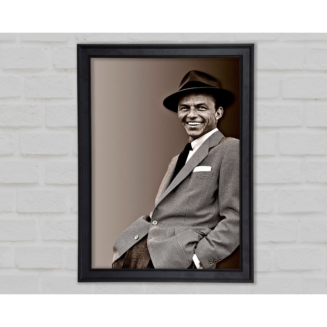 Frank Sinatra Sepia - Druck