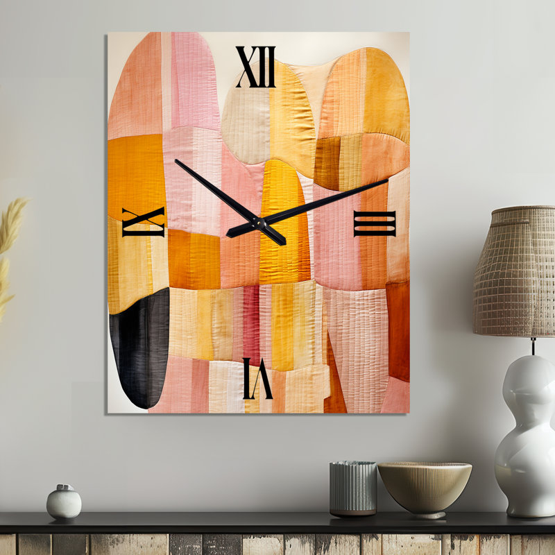 Horloge murale abstraite Paradise City, Petit