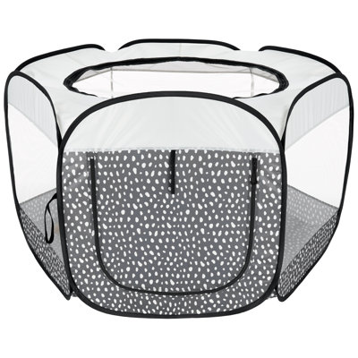 Panel Mesh Pet Playpen With Door