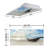 Beach Classroom Fluorescent Light Covers for Ceiling Lights - For 2x4 Light Fixture - by Octo Lights