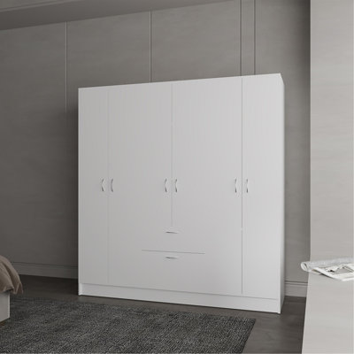 Armoire, chambre à coucher, blanc