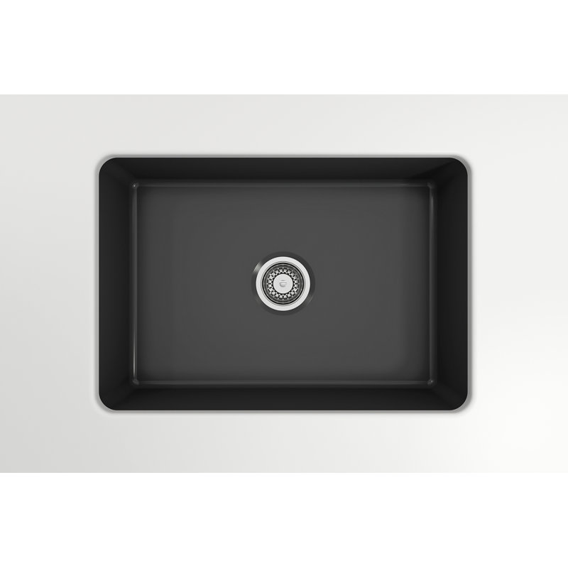 26.75'' L Kitchen Sink, Matte Dark Gray