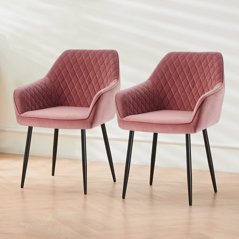 Sexton Upholstered Dining Chair, Rose