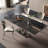Modern Luxury Rectangular Rock Slab Dining Table-106445992