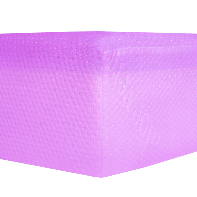 6 po Matelas rose en mousse viscoélastique gélifiée dans une boîte, mi-ferme pour des nuits reposantes, matelas gélifié, refroidissement, durabilité élevée