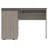 Raleigh L-Shaped Desk, Two Drawers, One Shelf, CPU Storage-1140543271