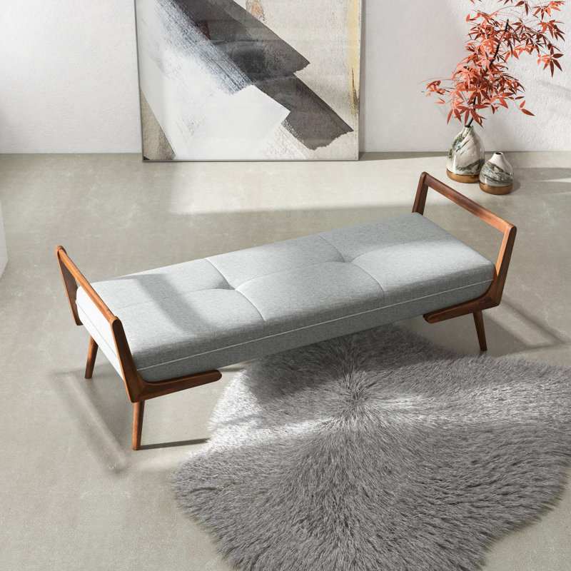 Jhase Polyester Blend Upholstered Bench