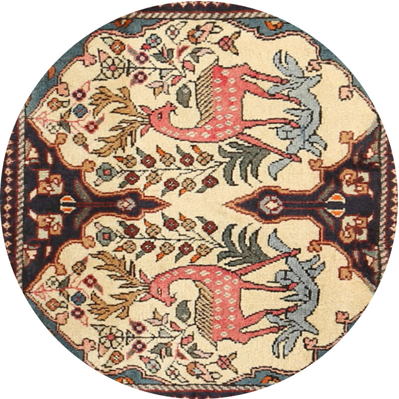 Oriental Indoor Rug, Round 6'