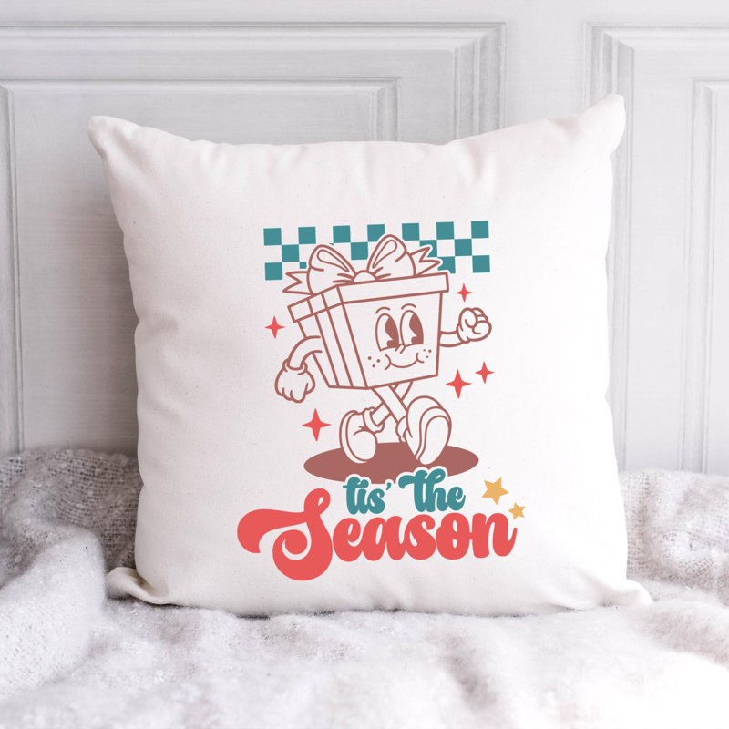 Christmas-11 Reversible Throw Pillow, 18" x 18"