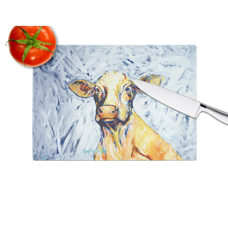Planche à découper en verre Moo Cow