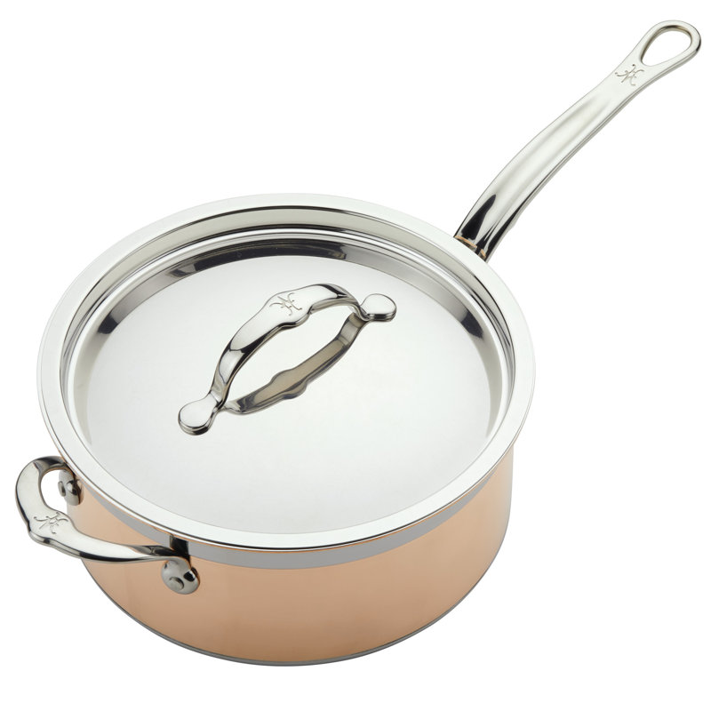 Hestan CopperBond Covered Saucepan, 4 qt.