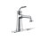 Robinet de lavabo de salle de bain à poignée simple Bellera, 1,2 gal / min, en chrome poli