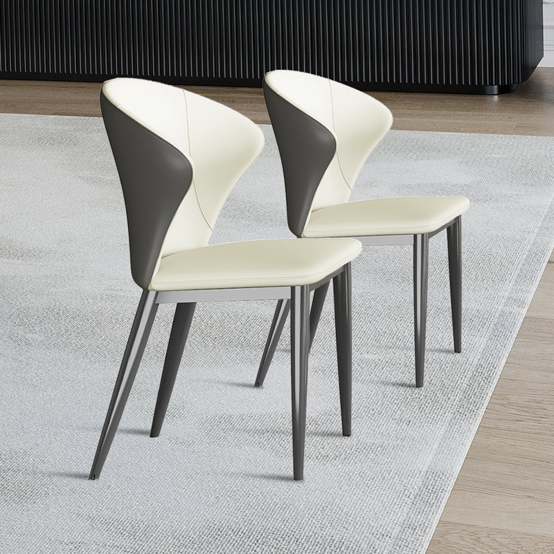 Chaise parsons en métal 