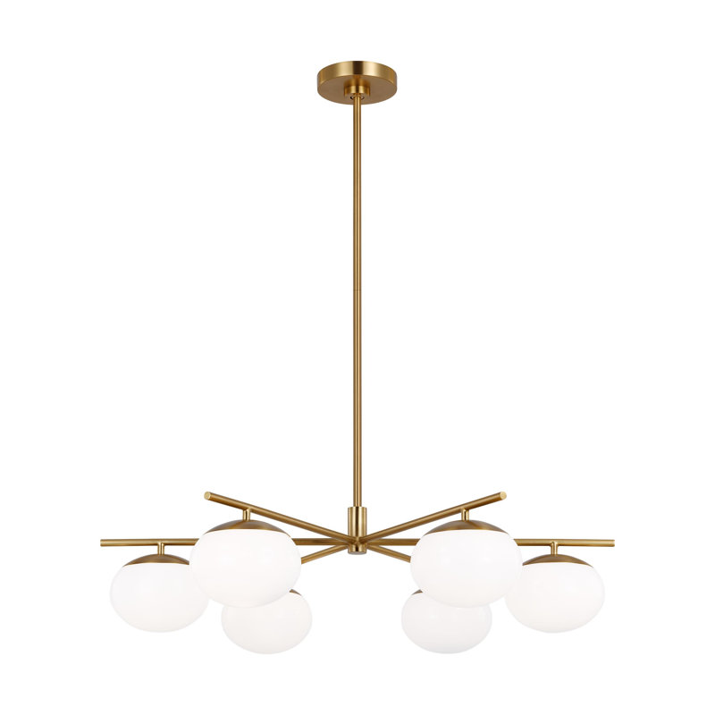 Grand lustre Monika Gus Lune, Bronze brillant