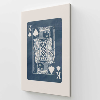 Denim King Card Wrapped Canvas