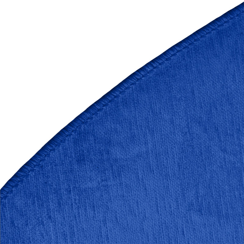 Tapis bleu à rayures de hockey national, Rond 5 pi