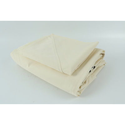 Auvent de remplacement pour abri de jardin d'extérieur 10 x 10 pi - beige. Matériau fin. Protégé, hydrofuge, se décolore. Avec trous de bonde et filet de remplacement beige. Double niveau, décoloration. Livré avec drainage