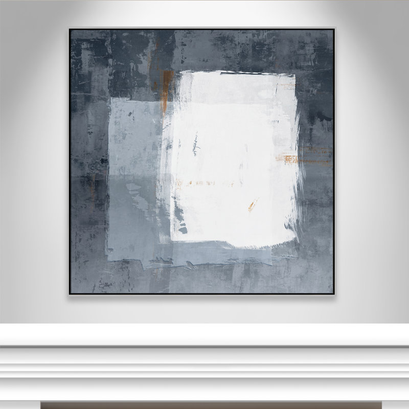 «Dancing in the Moonlight II», reproduction carrée par Casa Fine Arts, Argent, H 46,5 po x l 46,5 po