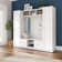 Yerani 48W Door Bench and Hall Tree