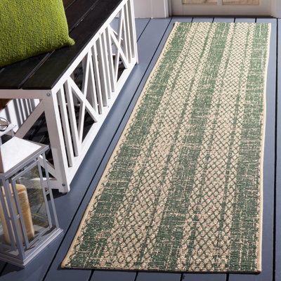 Tapis d'intérieur / extérieur à rayures Beedle Performance