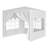 10'X10' Party Tent Outdoor Heavy Duty Gazebo Wedding Canopy + 4 Removable Walls-118228647
