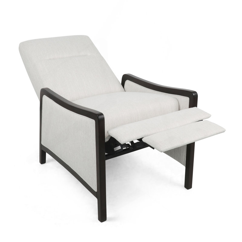 Canapé inclinable en tissu Mid-Century, Tissu beige