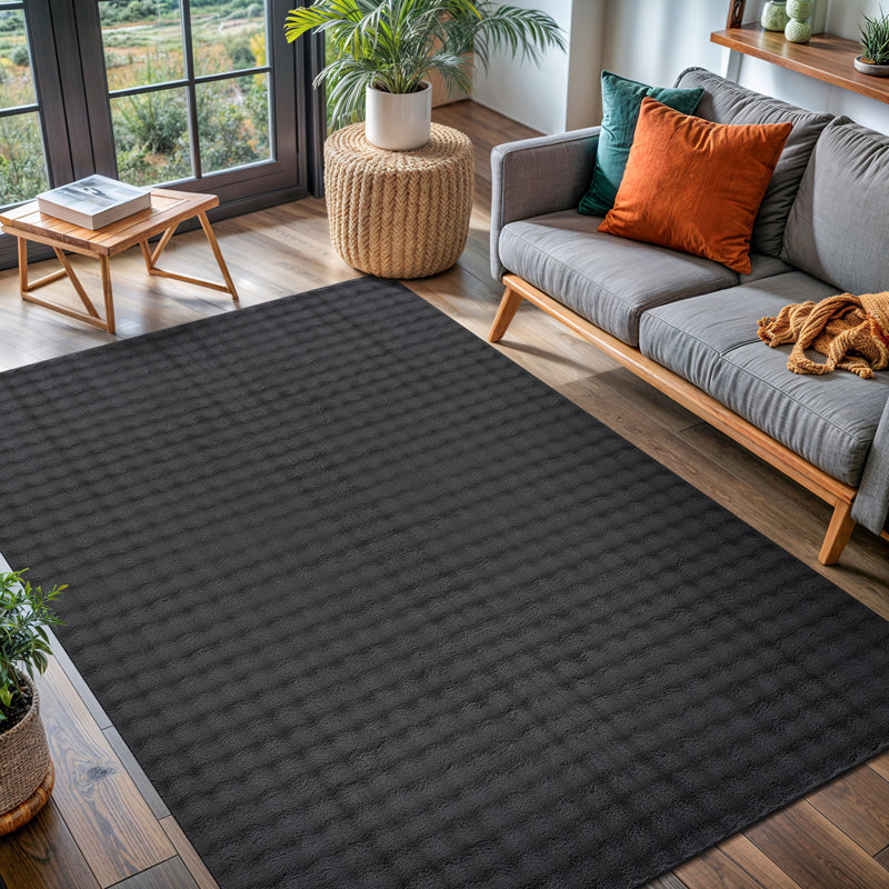 Tapis intérieur antidérapant doux, Rectangle 5 pi x 7 pi
