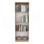 Ensemble de bibliothèque 4 pièces H 71,1 "avec portes et tablettes ouvertes, armoire de rangement haute