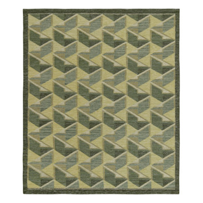 Scandinavian Wool Geometric Area Rug