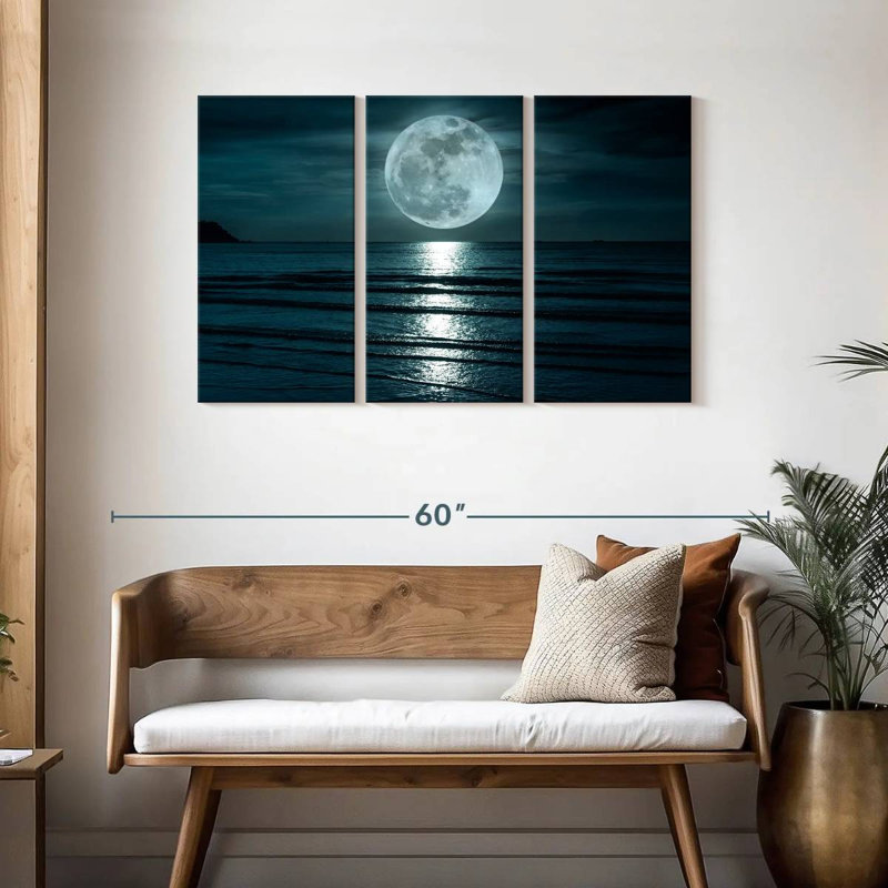 Oberle Midnight Moon, 28" H x 45" W