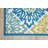 Wifrith Geometric Blue/Green Outdoor Area Rug-1777118419